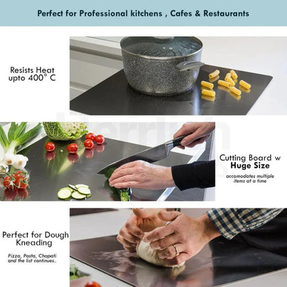 🔥🎁Stainless Steel Countertop Chopping Board
