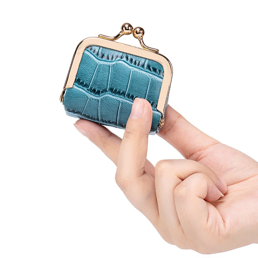 🐊 Genuine Leather Crocodile-Pattern Mini Jewelry Case