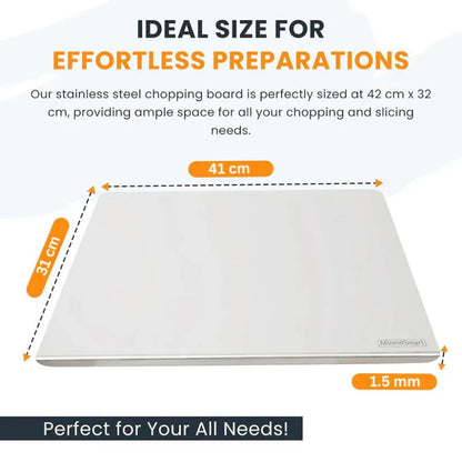 🔥🎁Stainless Steel Countertop Chopping Board