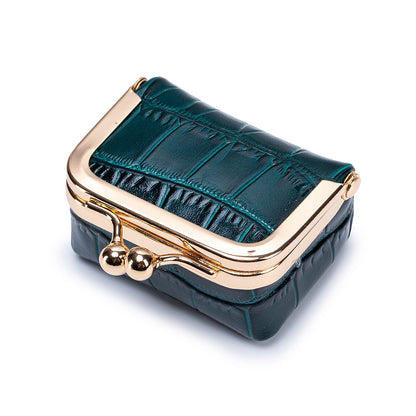 🐊 Genuine Leather Crocodile-Pattern Mini Jewelry Case
