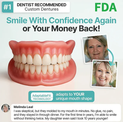 🌎Ends Today: 70% OFF! ⏰Yagoo™ Medical Full Denture with Strong Suction