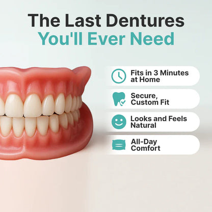 Ends Today: 79% OFF! SEAGRIL™ Custom-Fit Full Functional Dentures Make you more confident