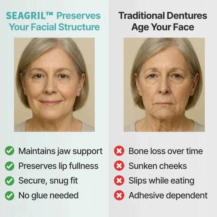 Ends Today: 79% OFF! SEAGRIL™ Custom-Fit Full Functional Dentures Make you more confident